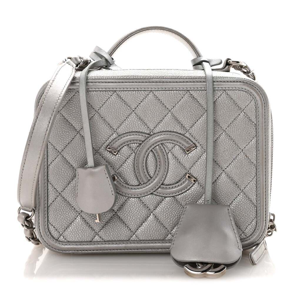 Chanel Metallic Caviar Quilted Medium #282251C31B